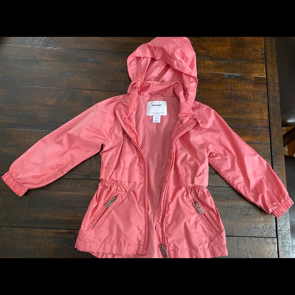 Old Navy 2T girls rain coat